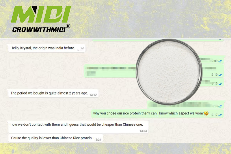 Rice Protein Good Feedback
